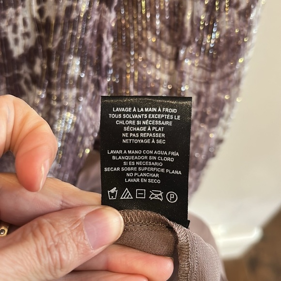 Velvet By Graham & Spencer Regan Snake Printed Mini Dress - Picture 8 of 8